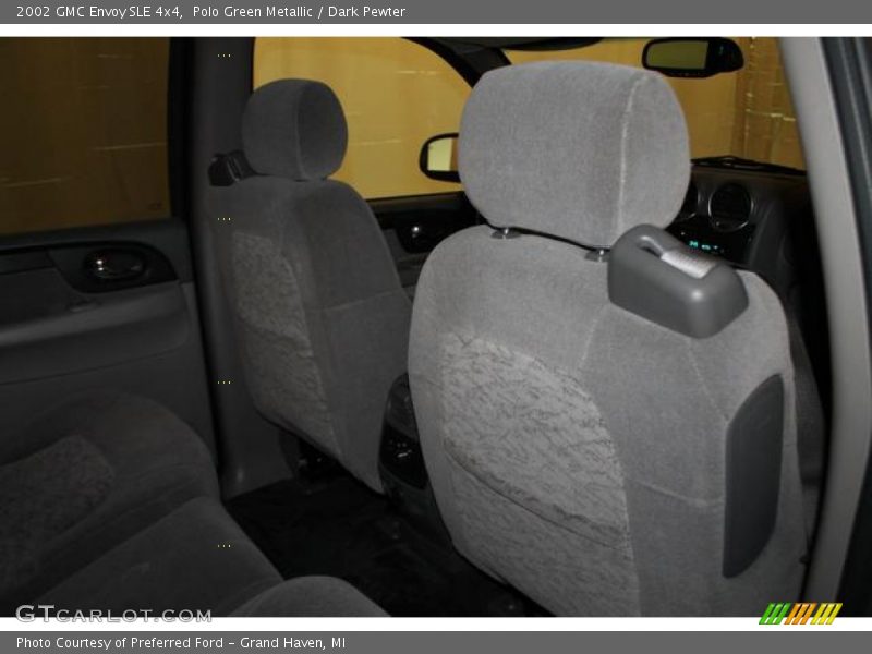 Polo Green Metallic / Dark Pewter 2002 GMC Envoy SLE 4x4
