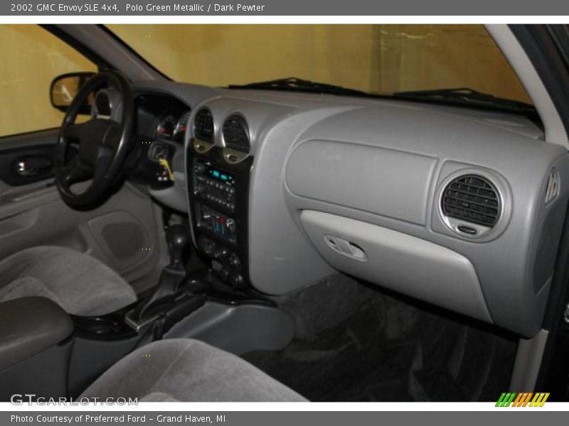 Polo Green Metallic / Dark Pewter 2002 GMC Envoy SLE 4x4