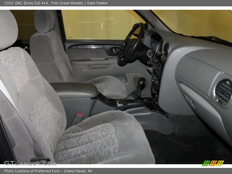 Polo Green Metallic / Dark Pewter 2002 GMC Envoy SLE 4x4