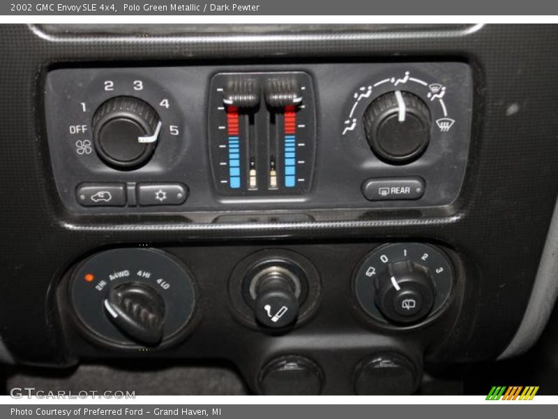 Polo Green Metallic / Dark Pewter 2002 GMC Envoy SLE 4x4