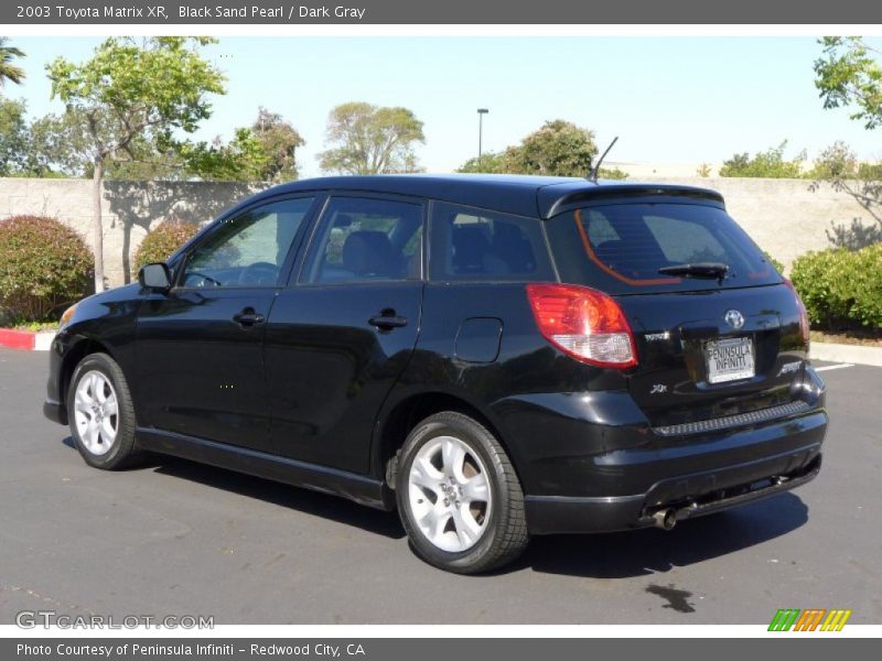 Black Sand Pearl / Dark Gray 2003 Toyota Matrix XR