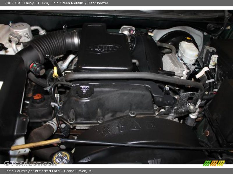 Polo Green Metallic / Dark Pewter 2002 GMC Envoy SLE 4x4