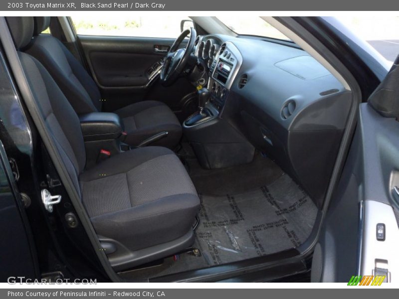 Black Sand Pearl / Dark Gray 2003 Toyota Matrix XR