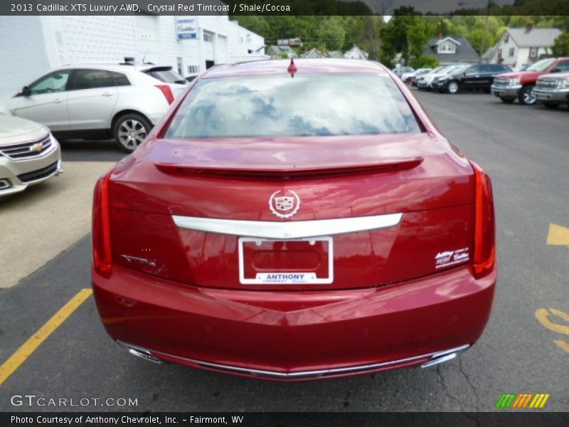 Crystal Red Tintcoat / Shale/Cocoa 2013 Cadillac XTS Luxury AWD