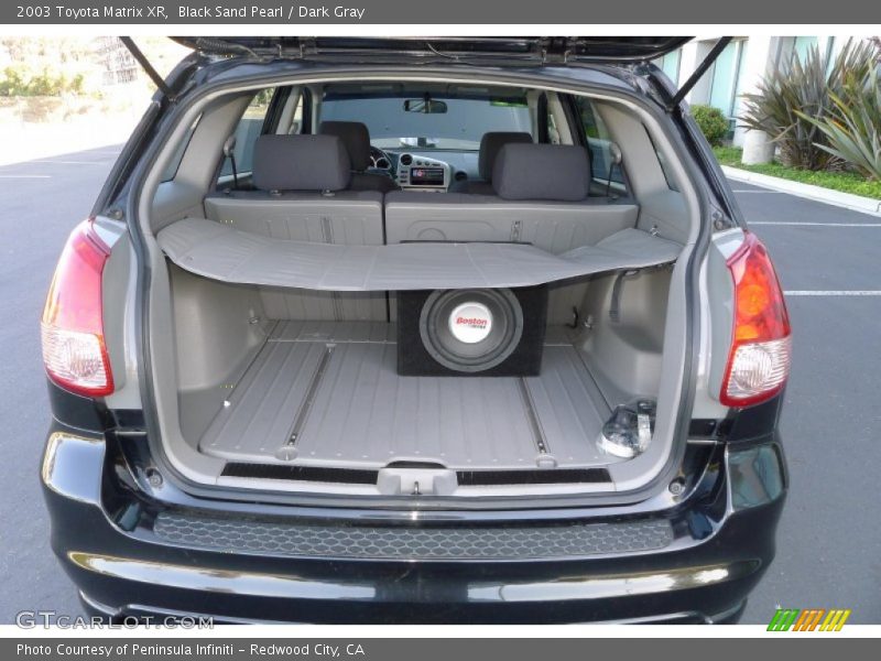 Black Sand Pearl / Dark Gray 2003 Toyota Matrix XR