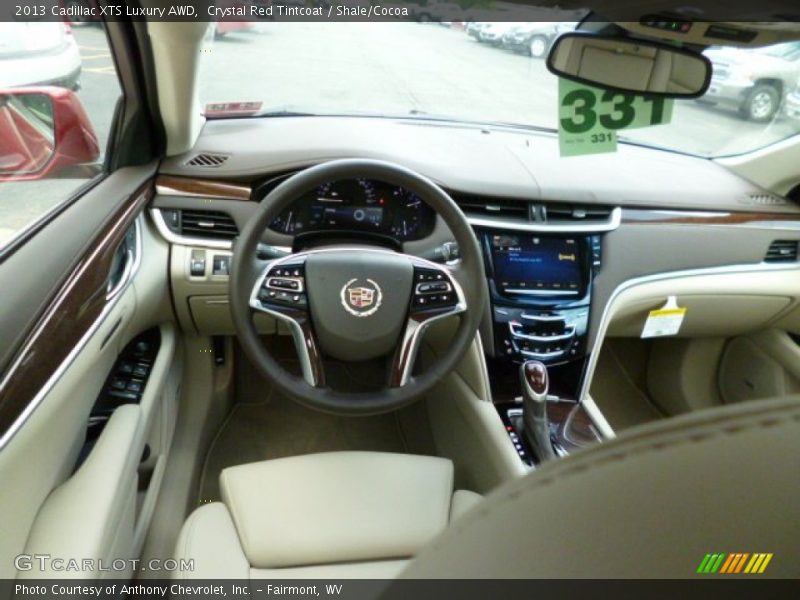 Crystal Red Tintcoat / Shale/Cocoa 2013 Cadillac XTS Luxury AWD