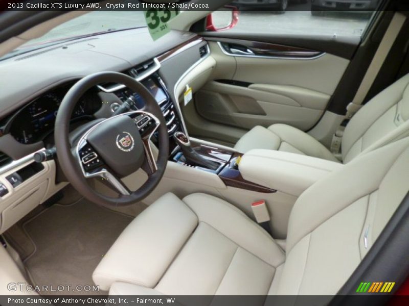 Crystal Red Tintcoat / Shale/Cocoa 2013 Cadillac XTS Luxury AWD