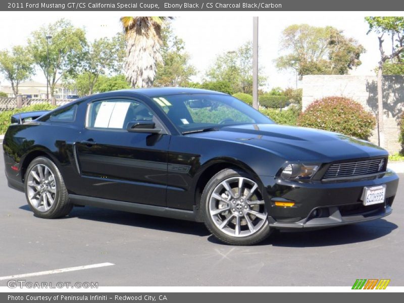 Ebony Black / CS Charcoal Black/Carbon 2011 Ford Mustang GT/CS California Special Coupe