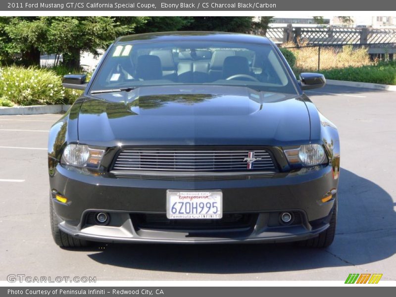 Ebony Black / CS Charcoal Black/Carbon 2011 Ford Mustang GT/CS California Special Coupe