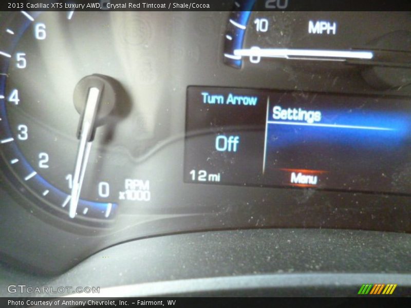 Crystal Red Tintcoat / Shale/Cocoa 2013 Cadillac XTS Luxury AWD