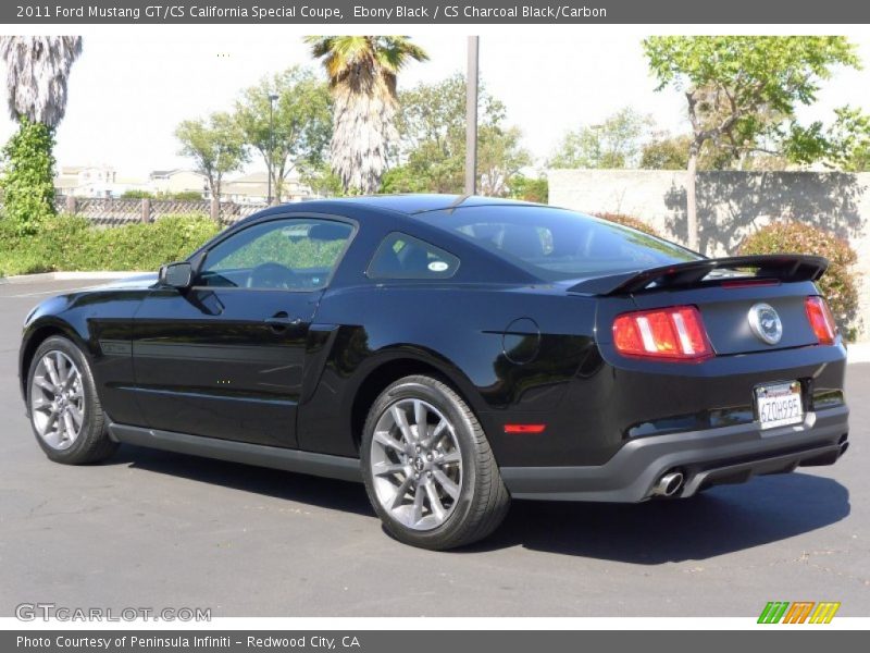 Ebony Black / CS Charcoal Black/Carbon 2011 Ford Mustang GT/CS California Special Coupe