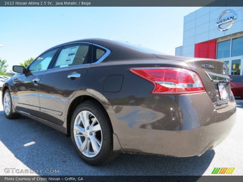 Java Metallic / Beige 2013 Nissan Altima 2.5 SV