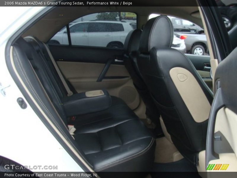 Performance White / Beige 2006 Mazda MAZDA6 s Grand Touring Sedan