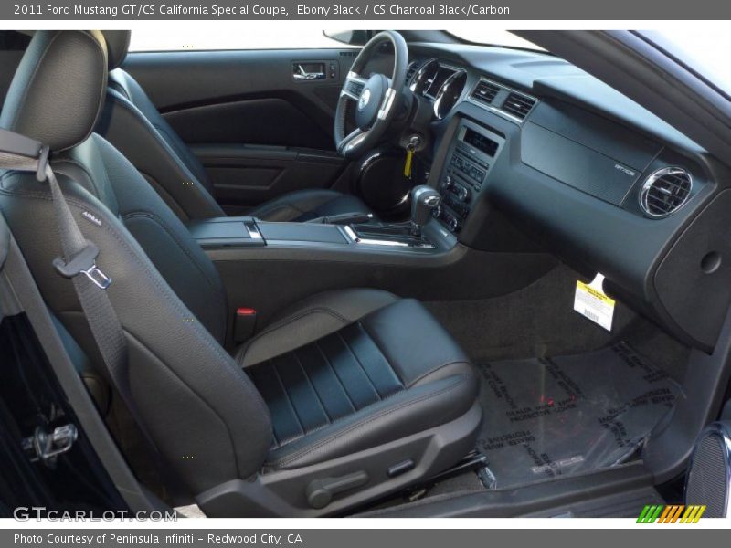 Front Seat of 2011 Mustang GT/CS California Special Coupe