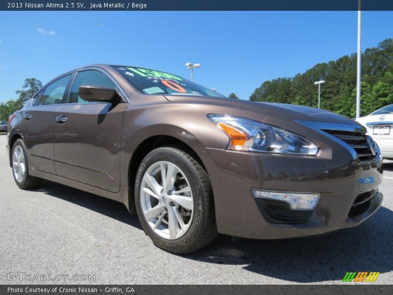 Java Metallic / Beige 2013 Nissan Altima 2.5 SV