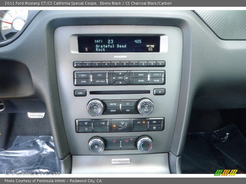 Controls of 2011 Mustang GT/CS California Special Coupe