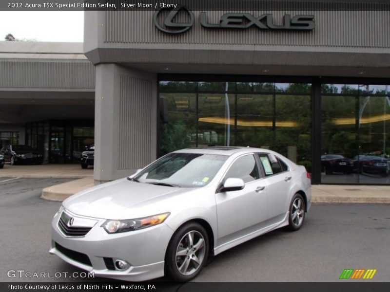 Silver Moon / Ebony 2012 Acura TSX Special Edition Sedan