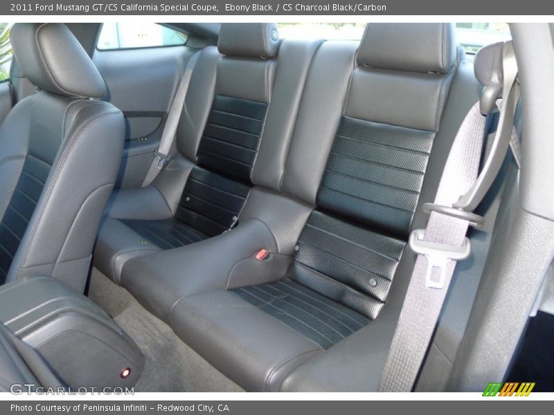 Rear Seat of 2011 Mustang GT/CS California Special Coupe