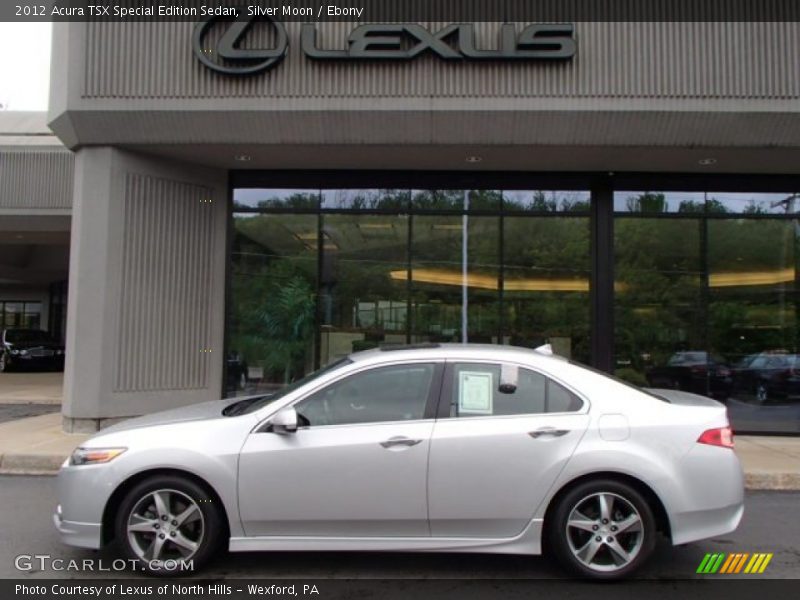 Silver Moon / Ebony 2012 Acura TSX Special Edition Sedan
