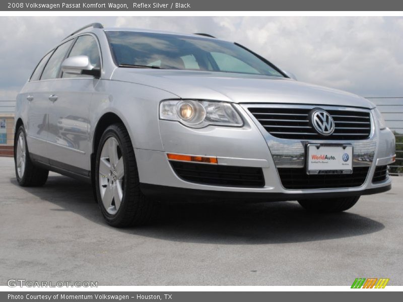Reflex Silver / Black 2008 Volkswagen Passat Komfort Wagon
