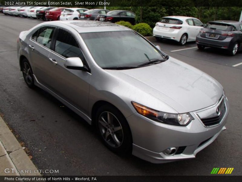 Silver Moon / Ebony 2012 Acura TSX Special Edition Sedan