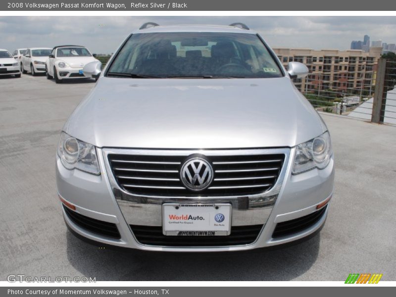 Reflex Silver / Black 2008 Volkswagen Passat Komfort Wagon