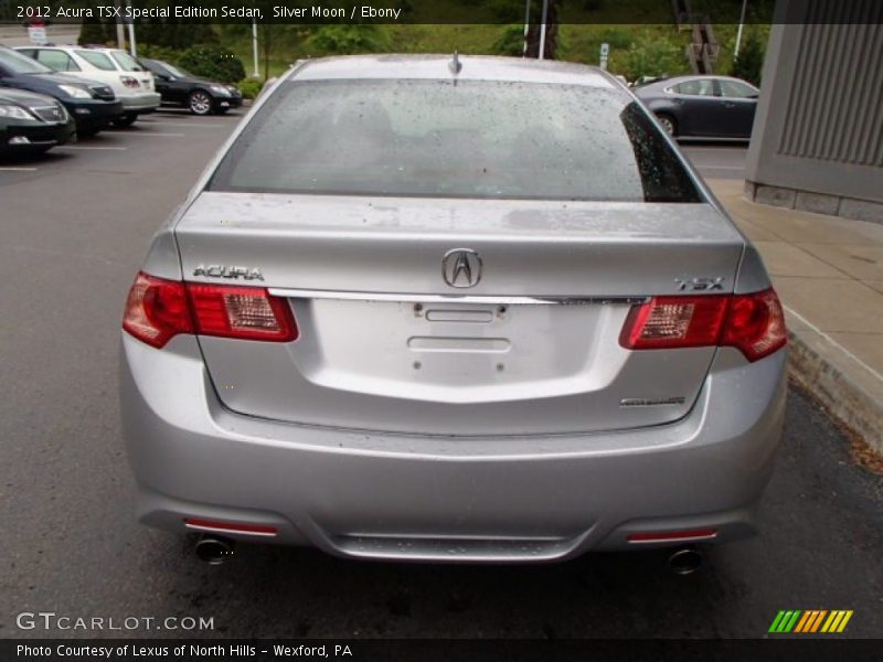 Silver Moon / Ebony 2012 Acura TSX Special Edition Sedan