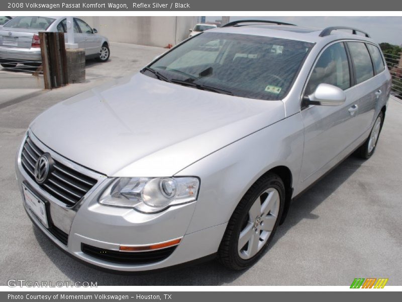 Reflex Silver / Black 2008 Volkswagen Passat Komfort Wagon