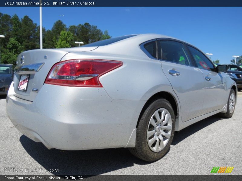 Brilliant Silver / Charcoal 2013 Nissan Altima 2.5 S