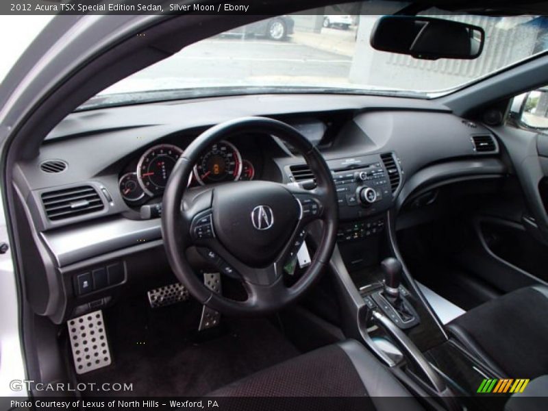 Silver Moon / Ebony 2012 Acura TSX Special Edition Sedan