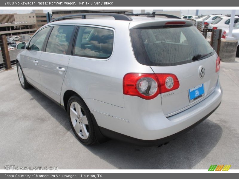 Reflex Silver / Black 2008 Volkswagen Passat Komfort Wagon