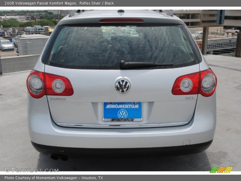 Reflex Silver / Black 2008 Volkswagen Passat Komfort Wagon