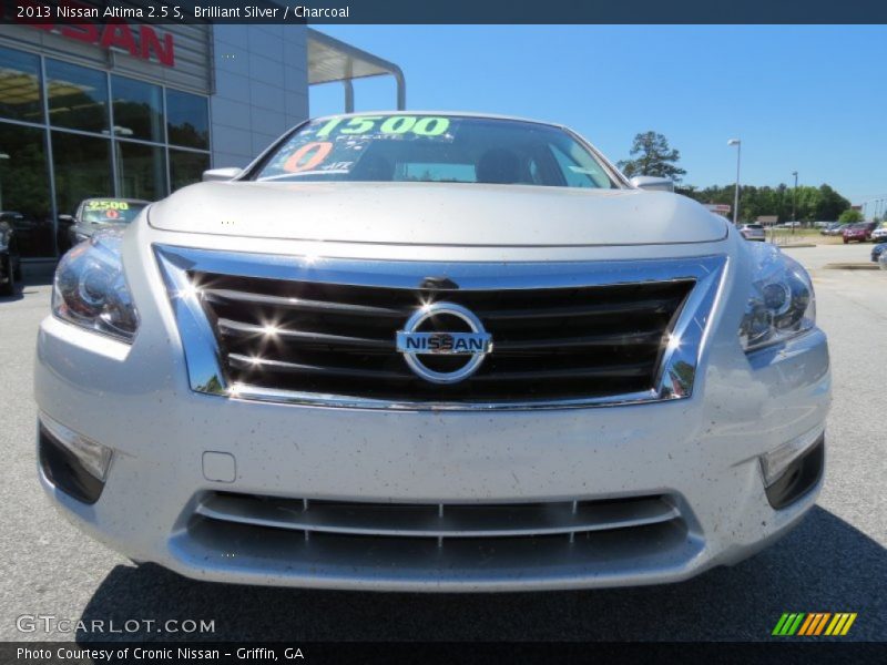 Brilliant Silver / Charcoal 2013 Nissan Altima 2.5 S