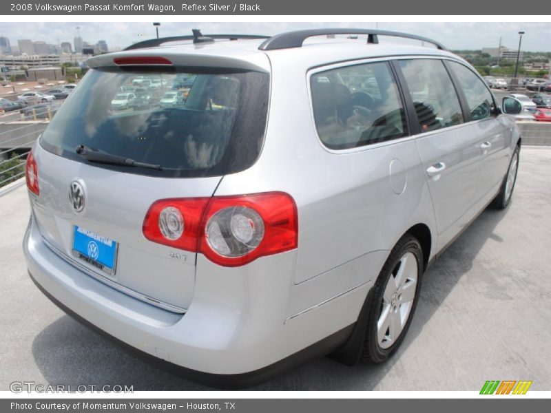 Reflex Silver / Black 2008 Volkswagen Passat Komfort Wagon