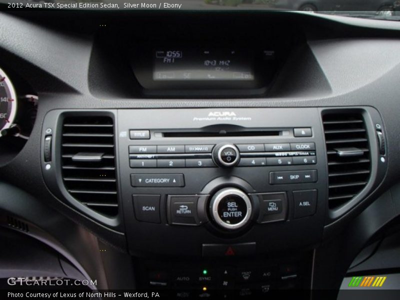 Silver Moon / Ebony 2012 Acura TSX Special Edition Sedan