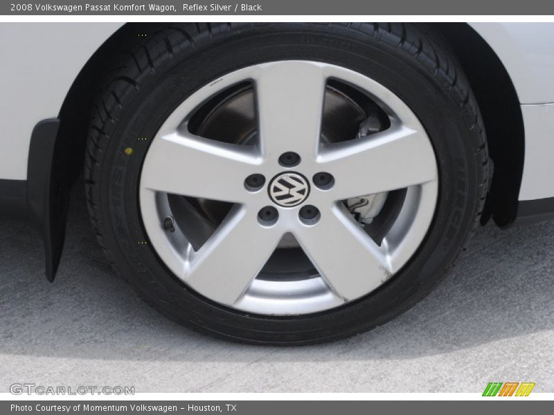 Reflex Silver / Black 2008 Volkswagen Passat Komfort Wagon