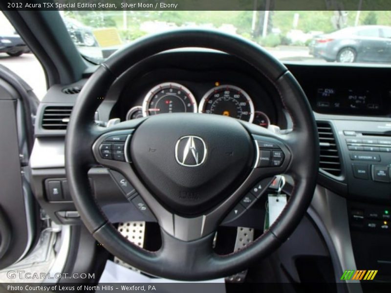 Silver Moon / Ebony 2012 Acura TSX Special Edition Sedan