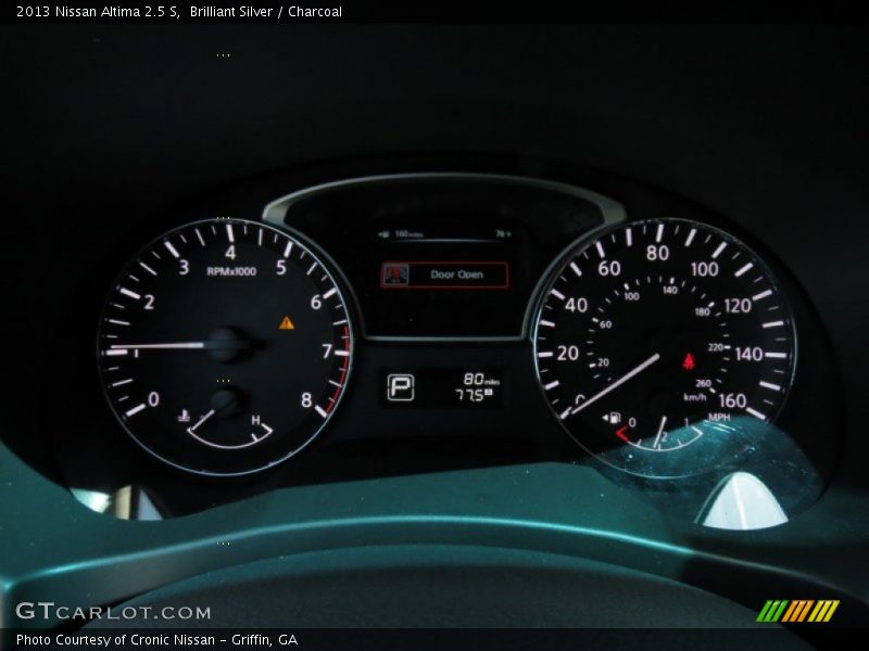 Brilliant Silver / Charcoal 2013 Nissan Altima 2.5 S