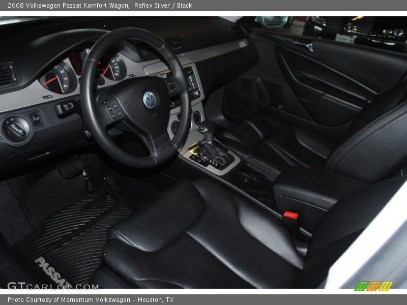 Reflex Silver / Black 2008 Volkswagen Passat Komfort Wagon