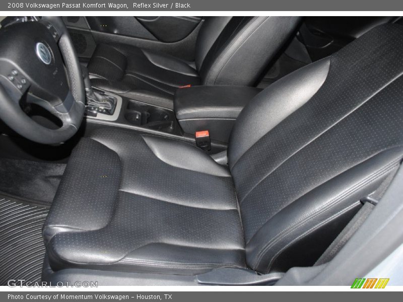 Reflex Silver / Black 2008 Volkswagen Passat Komfort Wagon