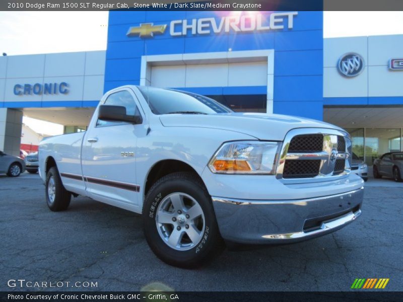Stone White / Dark Slate/Medium Graystone 2010 Dodge Ram 1500 SLT Regular Cab
