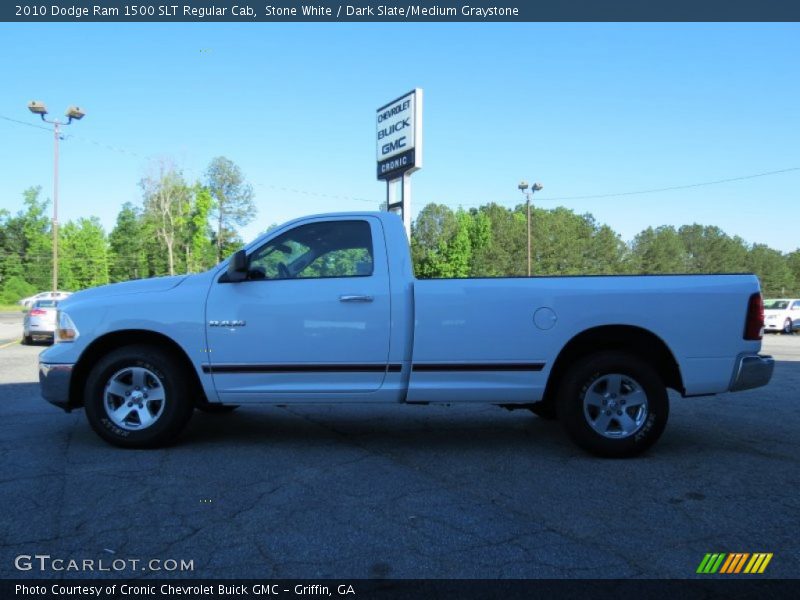 Stone White / Dark Slate/Medium Graystone 2010 Dodge Ram 1500 SLT Regular Cab