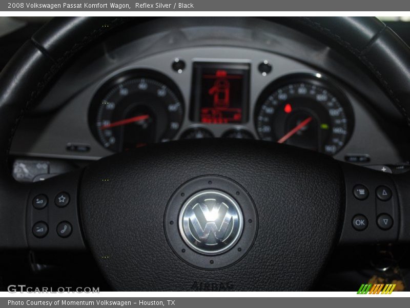 Reflex Silver / Black 2008 Volkswagen Passat Komfort Wagon
