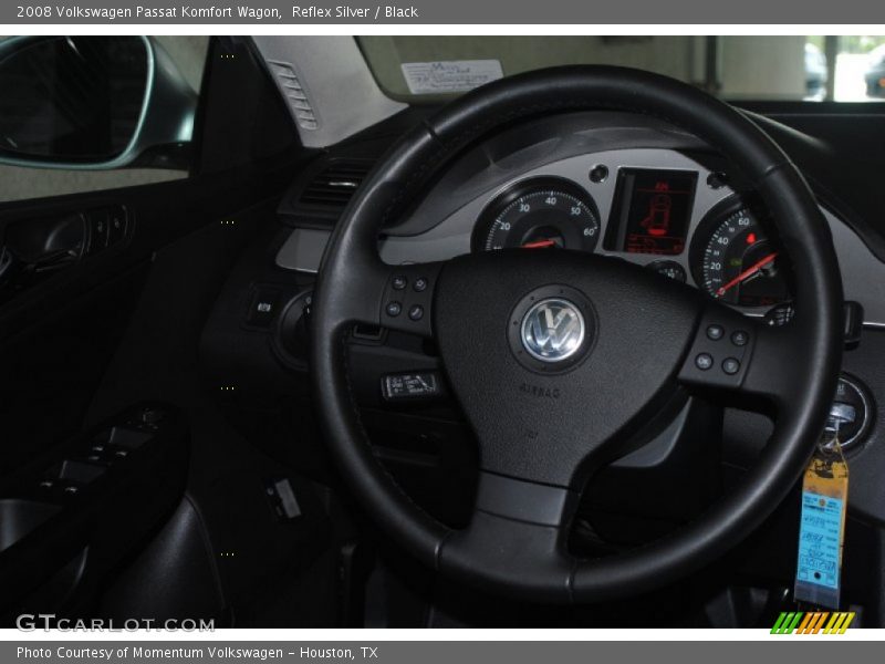 Reflex Silver / Black 2008 Volkswagen Passat Komfort Wagon