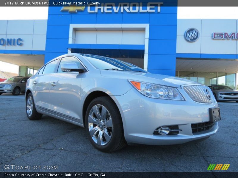 Quicksilver Metallic / Ebony 2012 Buick LaCrosse FWD