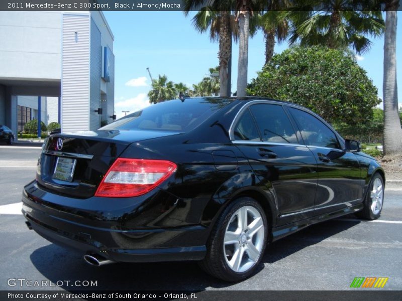 Black / Almond/Mocha 2011 Mercedes-Benz C 300 Sport