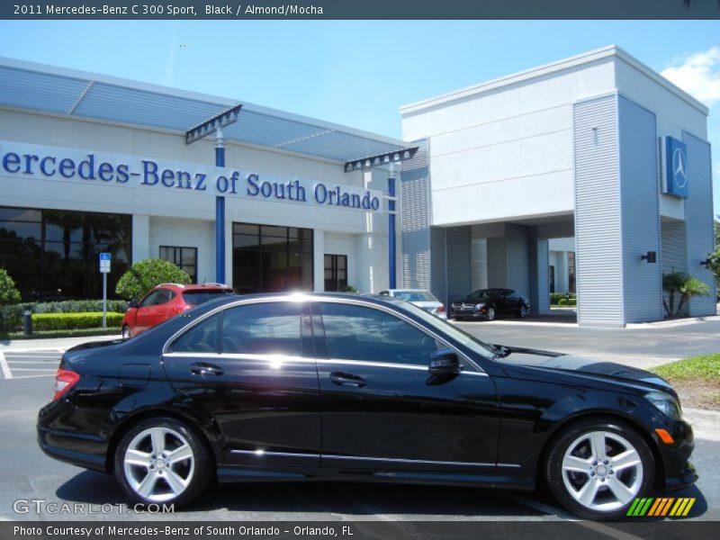 Black / Almond/Mocha 2011 Mercedes-Benz C 300 Sport