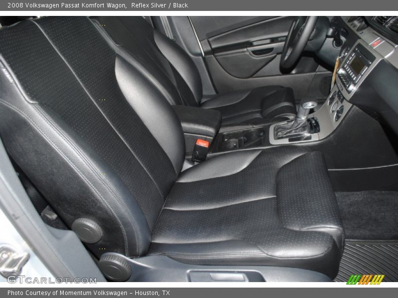 Reflex Silver / Black 2008 Volkswagen Passat Komfort Wagon