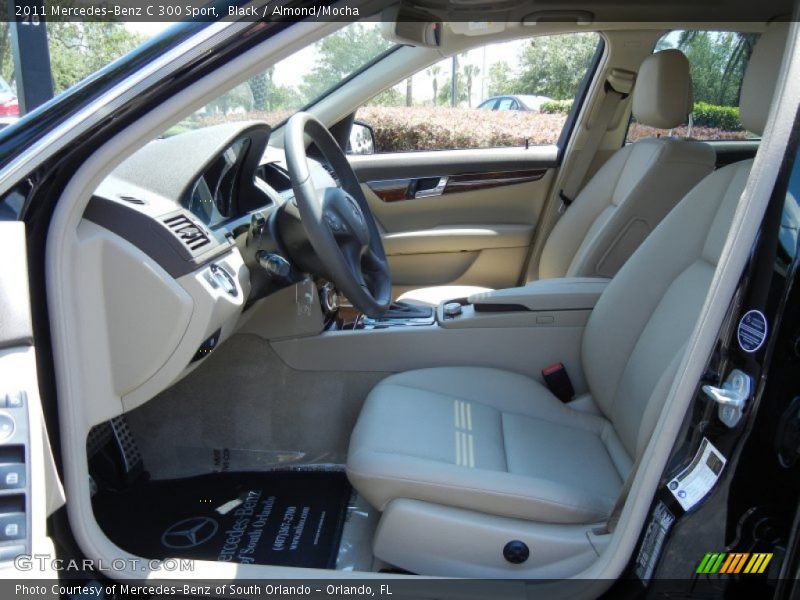 Black / Almond/Mocha 2011 Mercedes-Benz C 300 Sport