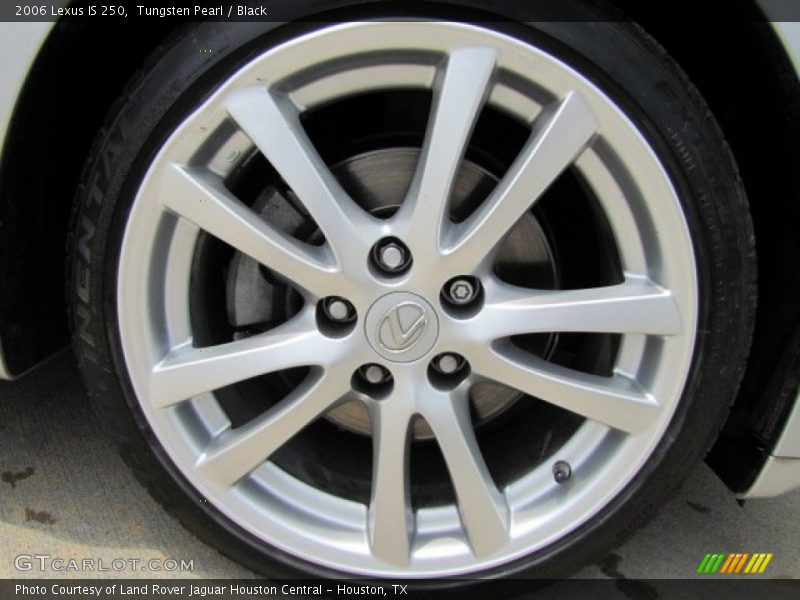 Tungsten Pearl / Black 2006 Lexus IS 250